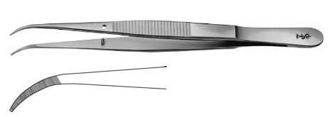 МІКРО ПІНЦЕТ ВИГН. 130MM